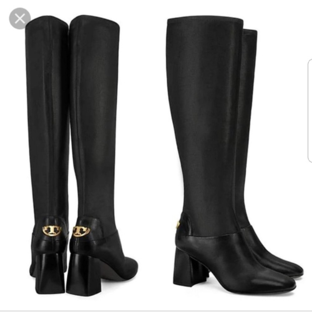 💖✨🎉 HOST PICK 💖✨🎉  Tory Burch Sidney Boots Stretch Nappa New🎉🎊
